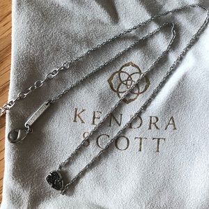 Kendra Scott Helga Necklace Silver w/ multi drusy